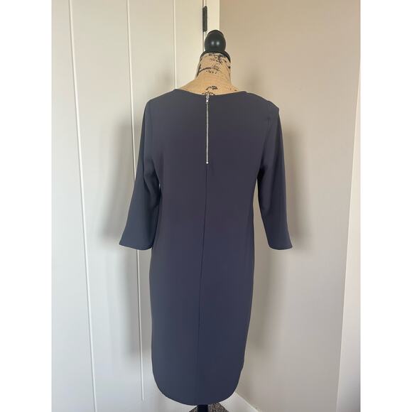 Everly Slate Gray Shift Dress Size M - Picture 3 of 6